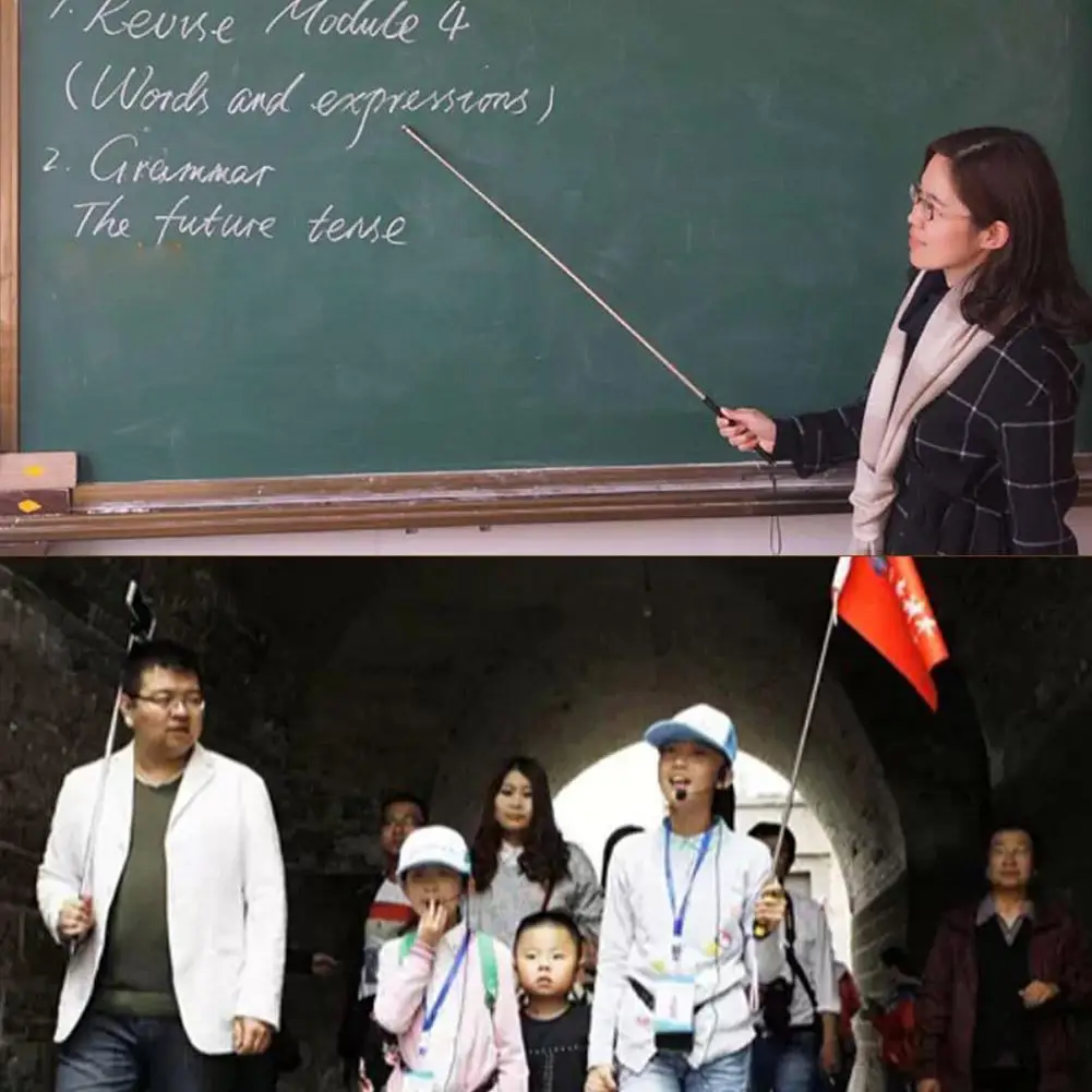 High-end Teaching Aids Teachers Pointing Rod Pointer Stick White Board Reading Blackboard Extendable Scalable Accessories