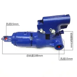 Hydraulic horizontal cylinder jack assembly 2tons stroke cross tube welded cylinder pump retracted jack parts