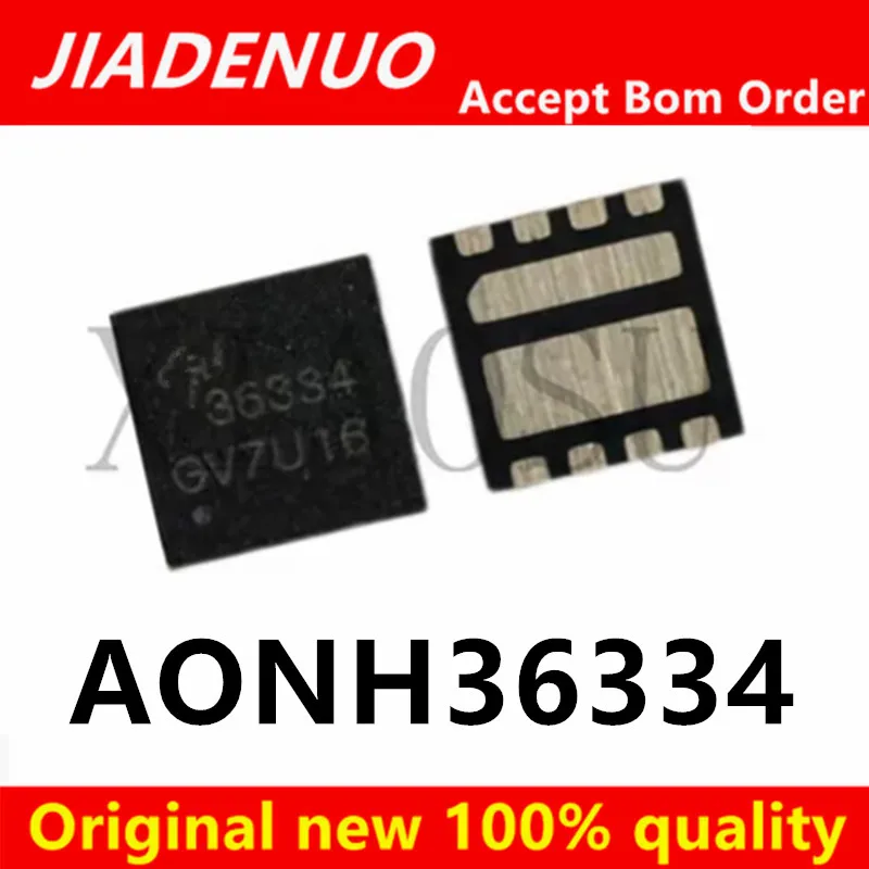 Image of (5-10 Stück) 100 % neuer AON36334 AO36334 36334 AONH36334 QFN-8-Chipsatz