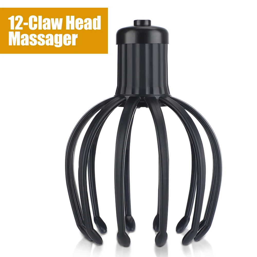 

Electric 12-Claw Head Massager 3 Modes Vibration Octopus Claw Scalp Massager Stress Relief Massage Scalp Relieve Head Fatigue