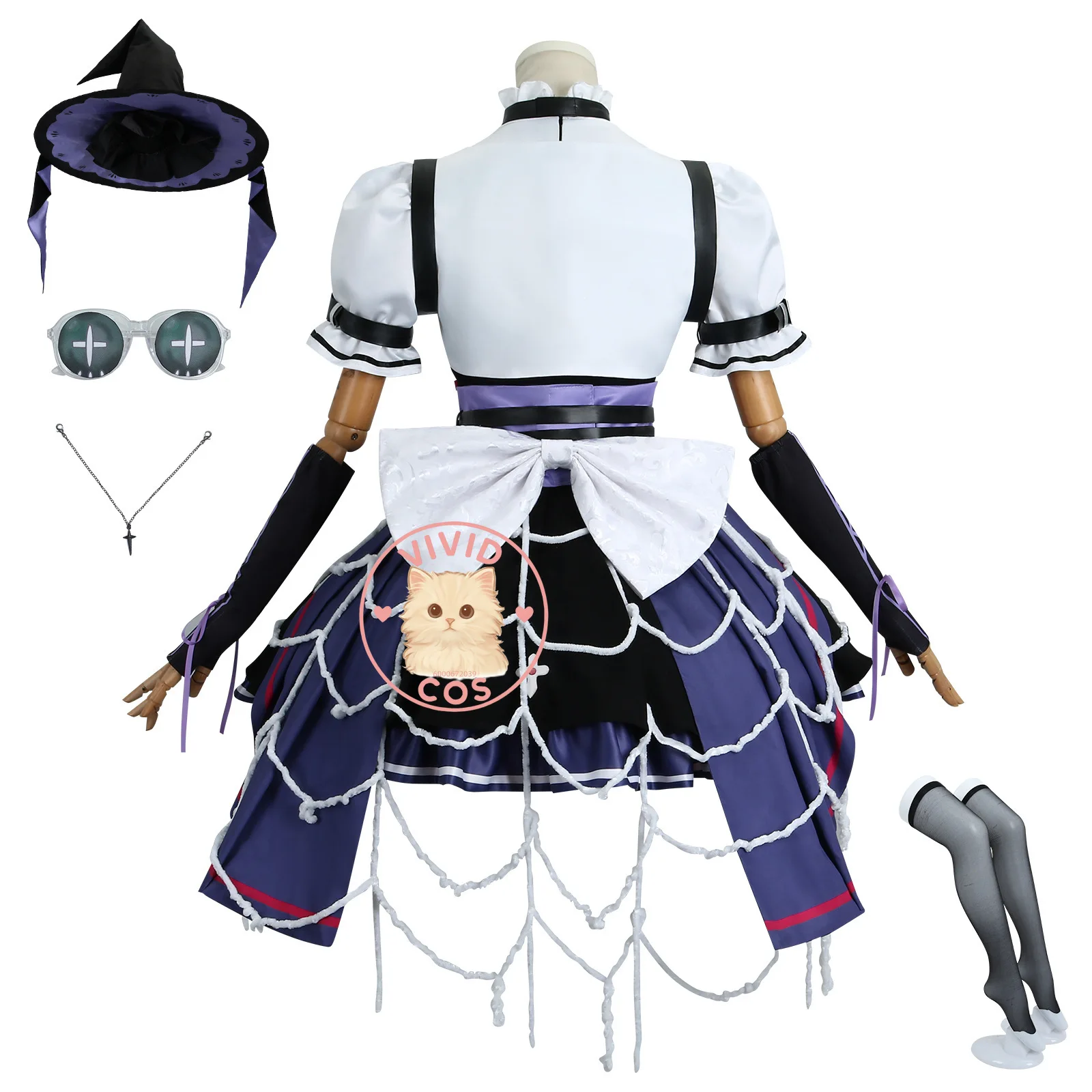 Популярная игра Identity V Gardener Косплей Костюм Аниме Эмма Вудс Милое платье Ролевая игра Наряд для Comic Con Одежда для вечеринки на Хэллоуин