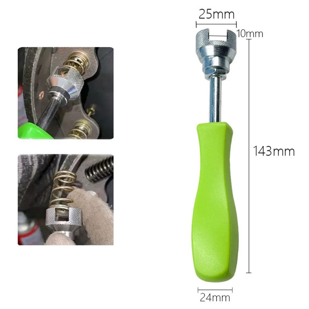Auto Drum Brake Repair Tool 2pcs Spring Compressor For Rear Shoe Washer Removal Installation Kit Car Truck Motorcycle Workshop