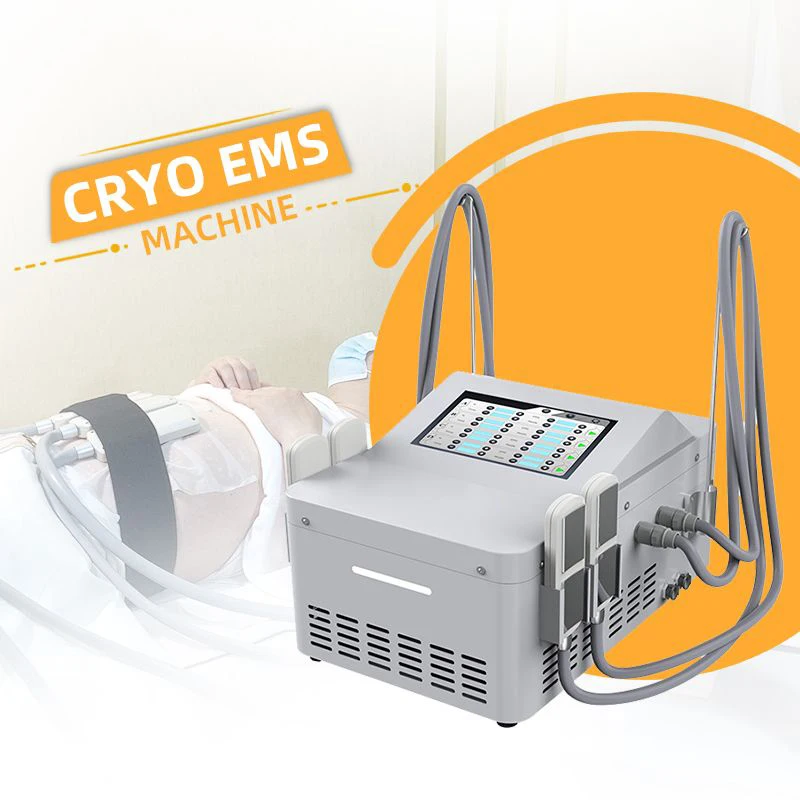 Non-invasive Cyro EMSlim 4 Cooling Pads Cellulite Removal Fat Weight Loss Fat Freezing Plate With EMSlim SPA Home Beauty Machine