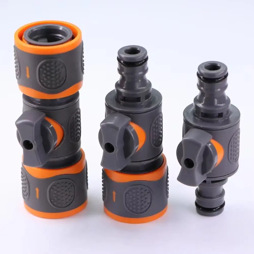 

1Pcs Connect Repair Coupling Joint Extender Ball Valve Garden Irrigation Pipe Fitting Adapter Hose Adapter Stop Water Pipe Tube