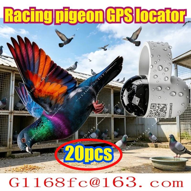 1-20pcs Professional and Accurate GPS Ring Speed Data Analysis Function, Used for Daily Training Locator of Racing Pigeons