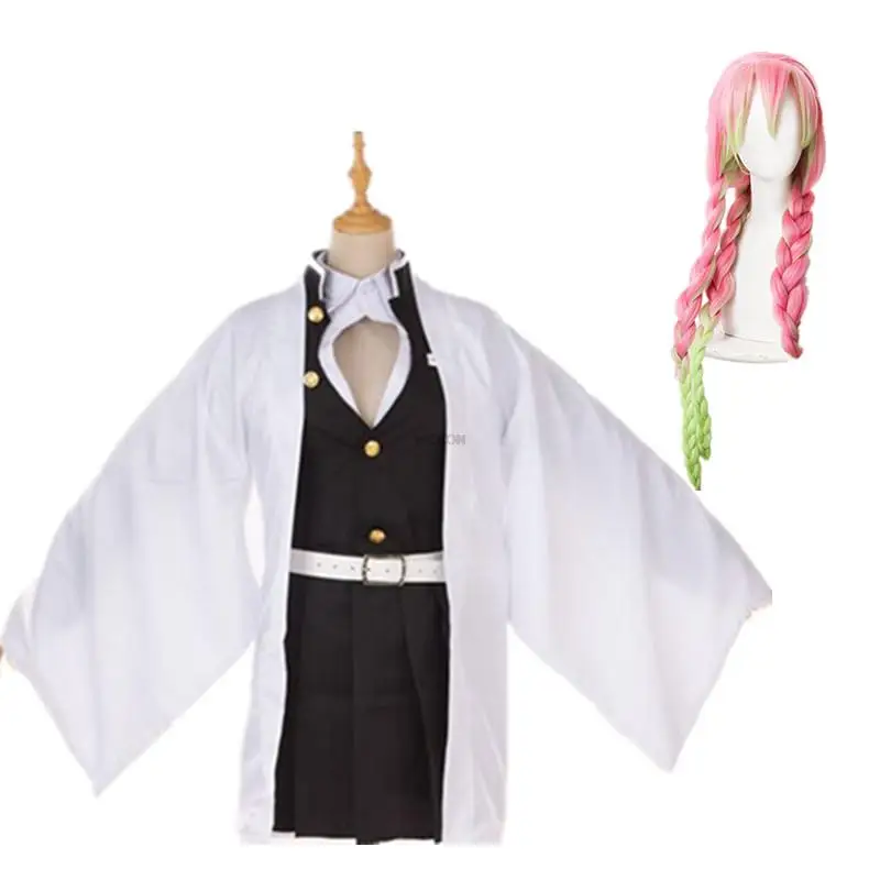 Anime Kimonos Demon Slayers Cosplay Kimetsu no Yaiba Kanroji Mitsuri Costume Adult Kids Clothes