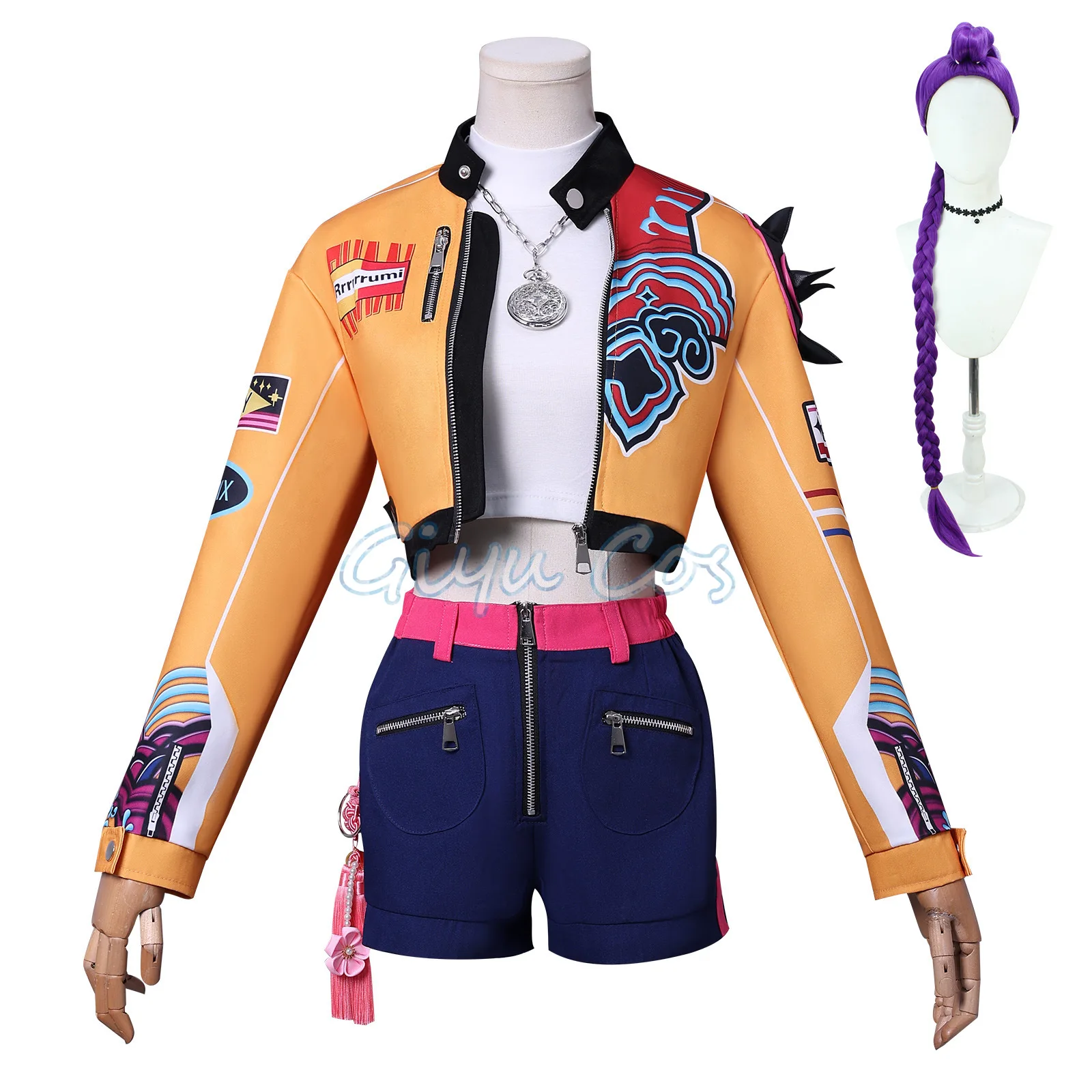 

K-POP Demon Hunters Rumi Cosplay Costume Mira Zoe Anime Halloween Party Costumes Masquerade