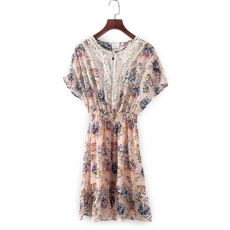 กระโปรงทรงเอ ผ้าชีฟองพิมพ์ลาย ยาวปานกลาง สไตล์ลำลอง เหมาะสำหรับใส่ไปทำงาน ใส่ได้หลายโอกาส รุ่นใหม่สำหรับฤดูร้อน