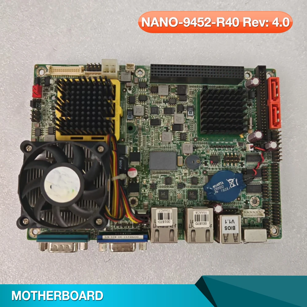 

Для IEI NANO-9452-R40 Rev: 4,0 Материнская плата промышленного оборудования с процессором и вентилятором памяти