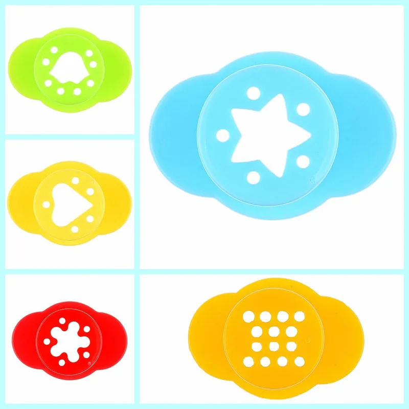 5개/세트 클레이 압출기 세트 DIY 클레이 도구 별 하트 꽃 모양 어린이용 공기 건조 클레이 액세서리 모델링 공예 제작용