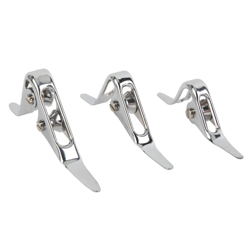 

3PCS Double Pulley Fishing Roller Guide Tip Multiple sizes Silver Pole Roller Guide Tip Aluminum Alloy Roller Rod Tip