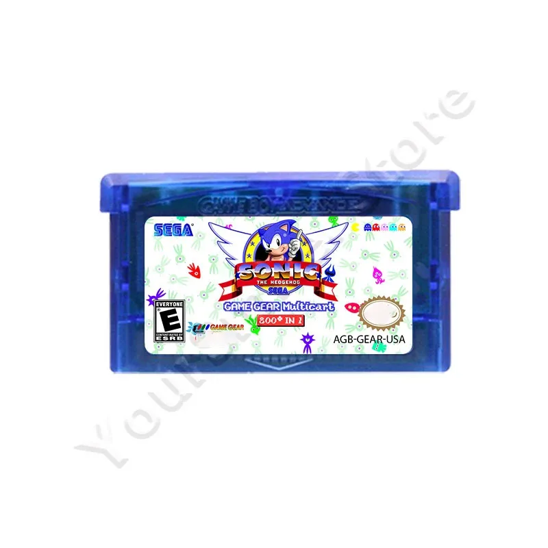 Game Cartridge Sega GG GBA Game Card 600+in One Including English and Japanese Games