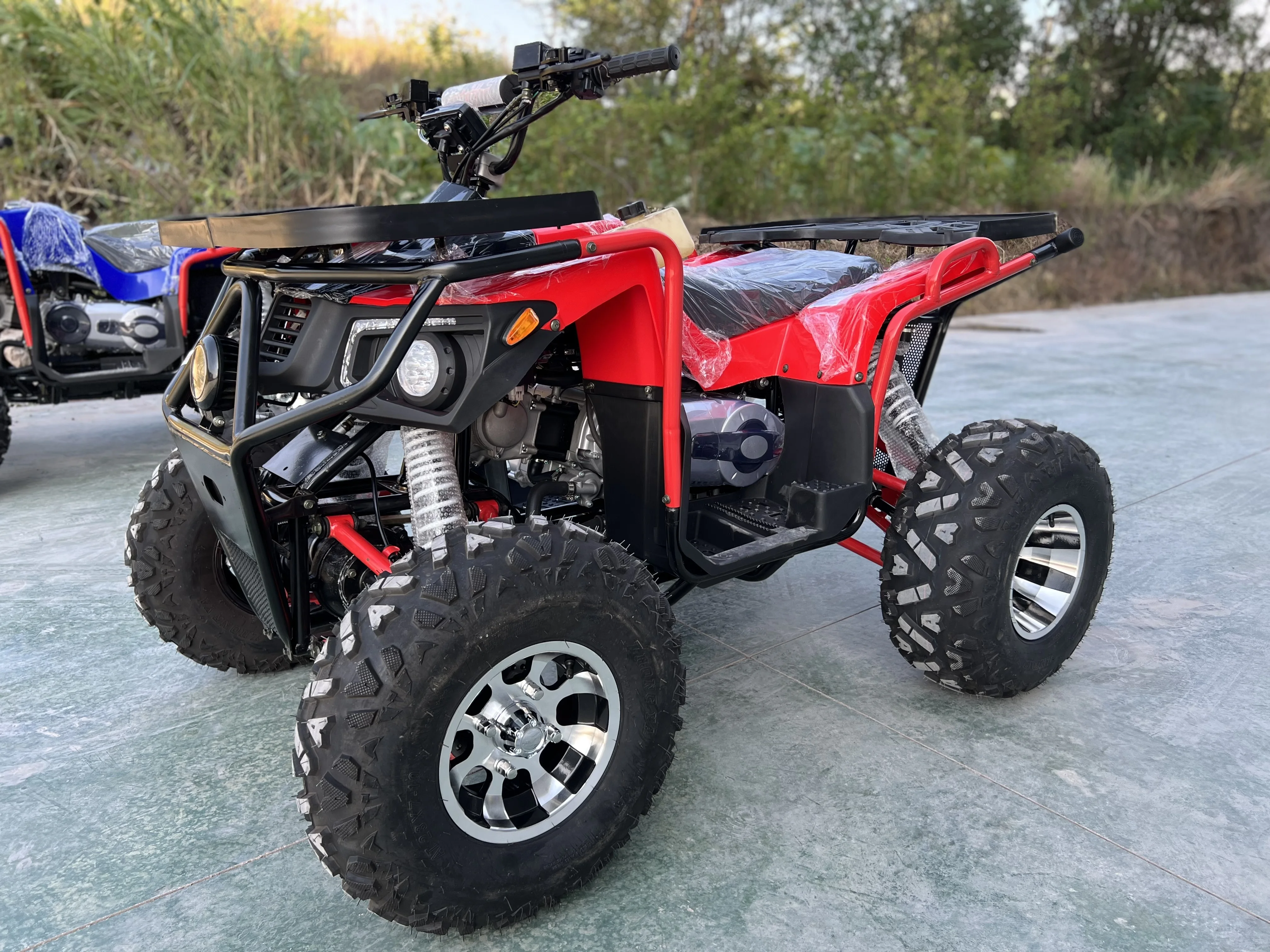 Four-wheel Drive Adult Utility ATV Quad 350cc Water-cooled 1000W Automatic (Snow Shovel to Be Purchased Separately)