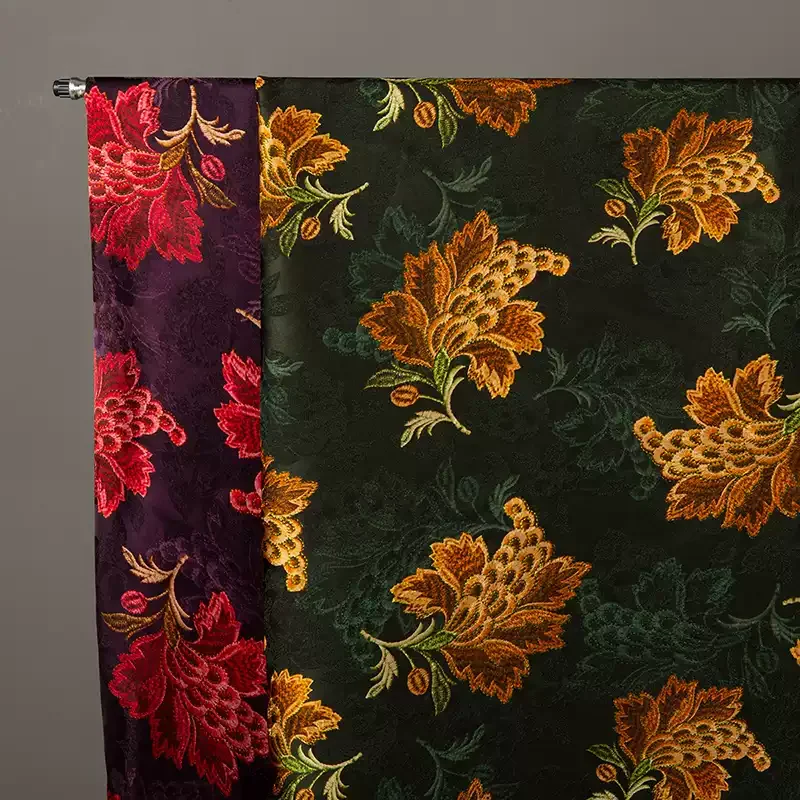 Pure artificial silk printed fabric is suitable for DIY sewing fabric by hand