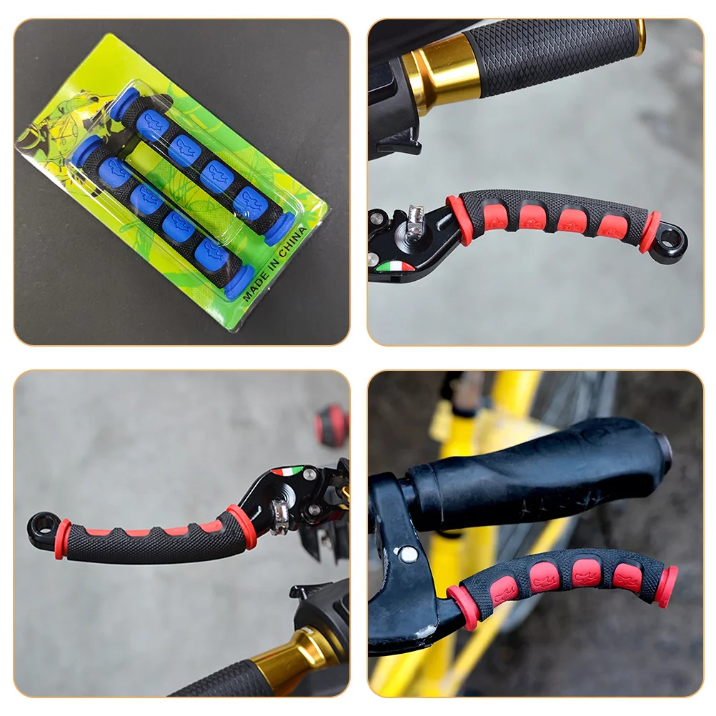 

3Pairs Brake Handle Grips Universal Fit Brake Lever Covers for Road Bike Mountain Bike Motorbike Anti-Slip Heavy