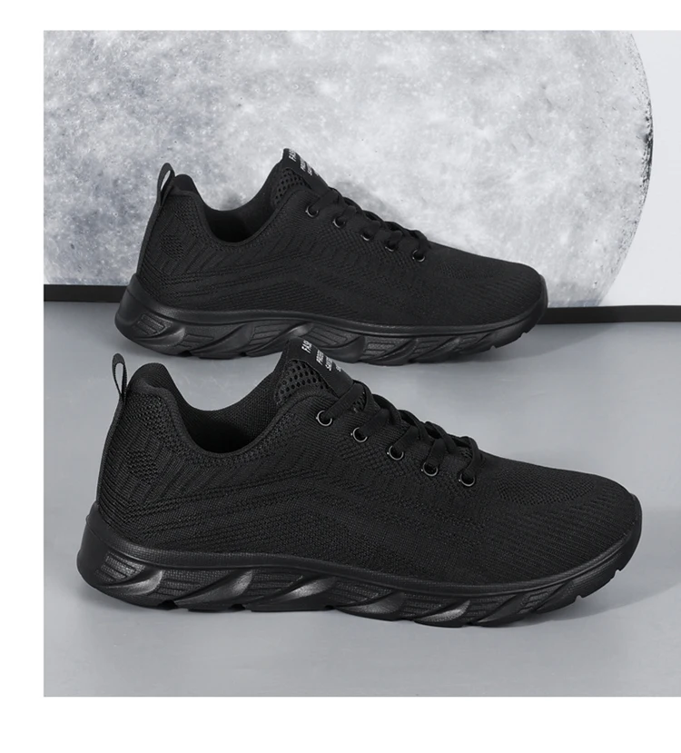Beliebte Paar-Herrenschuhe für Frühling und Herbst, atmungsaktives Mesh, große Größe, Sneaker, leichte Outdoor-Laufschuhe, Größe 38-47 – Detail 2