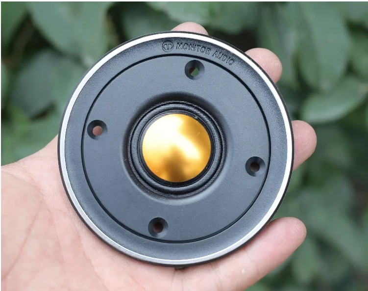 3-дюймовый Высокочастотный динамик Hi-Fi 6 Ом, 60 Вт, зеркальная деталь для BX2, запасная книжная полка, аудио «сделай сам», купол, золотая пленка, хороший звук