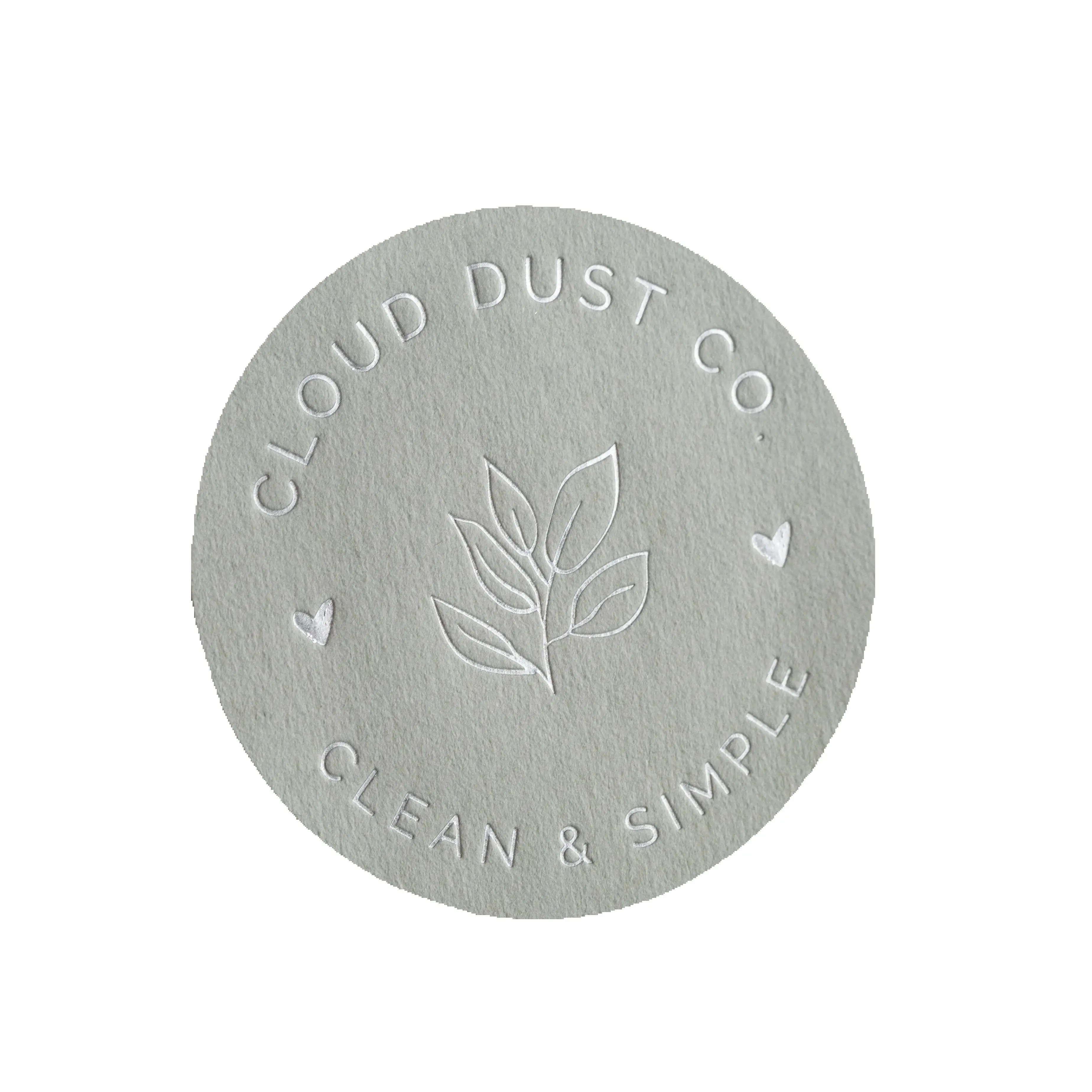 

Пользовательские наклейки с логотипом бренда | 3D тисненая матовая текстурированная бумага | Клейкие этикетки с печатью коробки