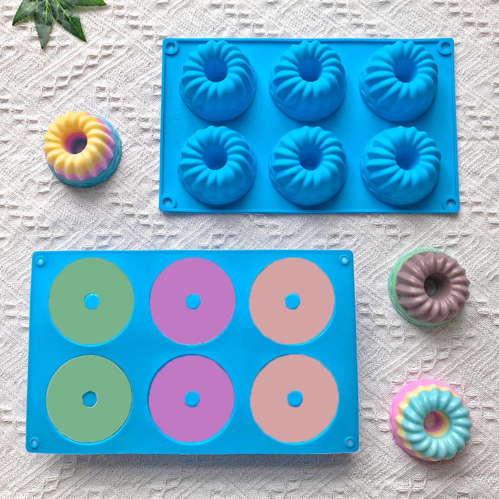 Molde de silicona para hornear pastel de mousse, molde de postre 3D, adecuado para pastelería, pudín de trufa, gelatina, tarta de queso, forma de remolino de Savarin