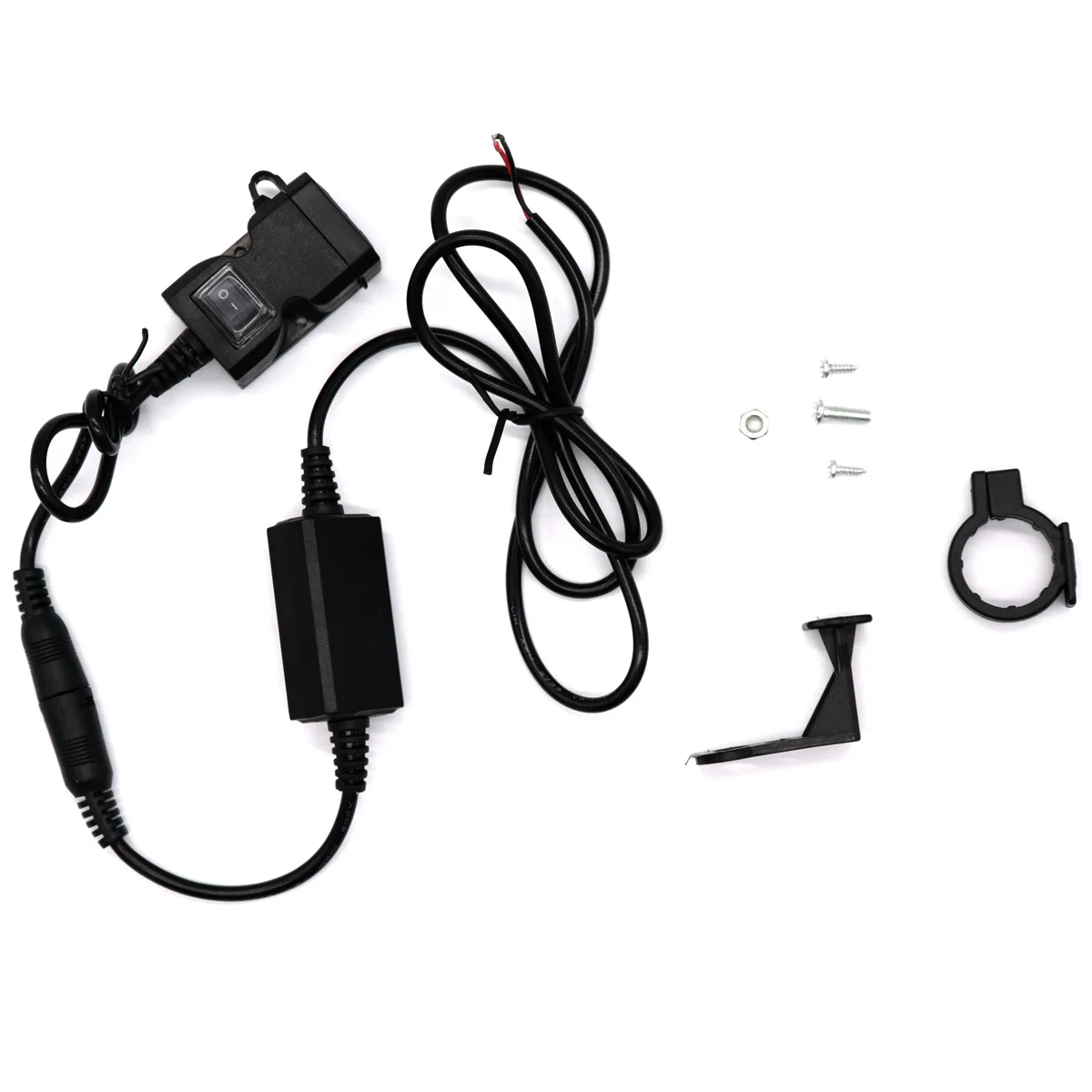 

USB Motorcycle Dual Ports 3.1a Waterproof Handlebar Rear Mirror Power Socket Adapter Switch Motorcycle Power USB