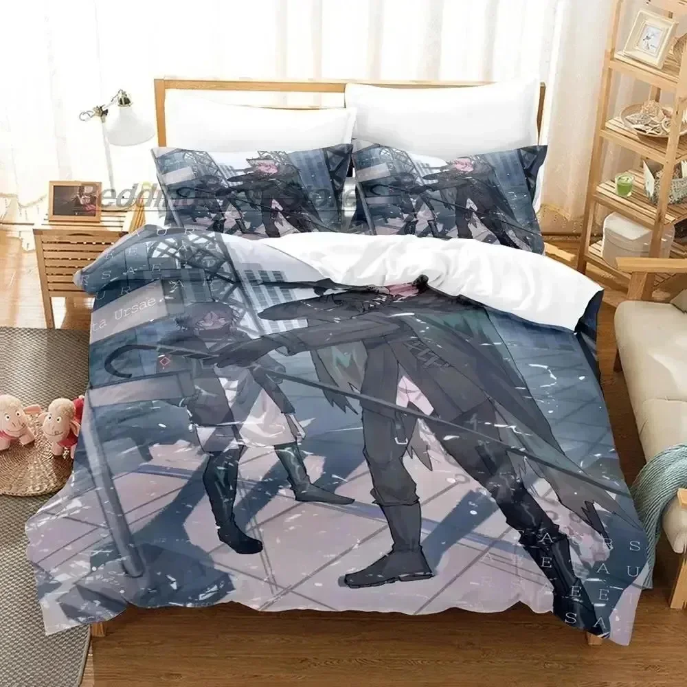 

Arknights Comfortable Duvet Quilt Cover Pillowcase Bedding Set Children Bedroom Decoration Home Textile