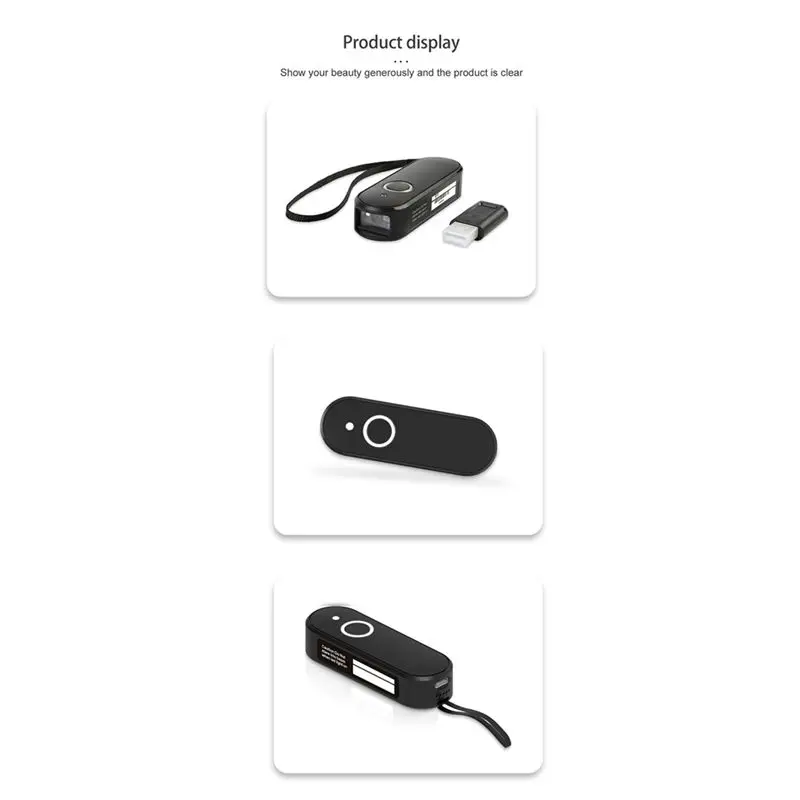 【A03R~】 Мини-сканер штрих-кодов USB Bluetooth 2.4G беспроводной 1D 2D QR PDF417 для планшетов и ПК на Android (K40 CCD)