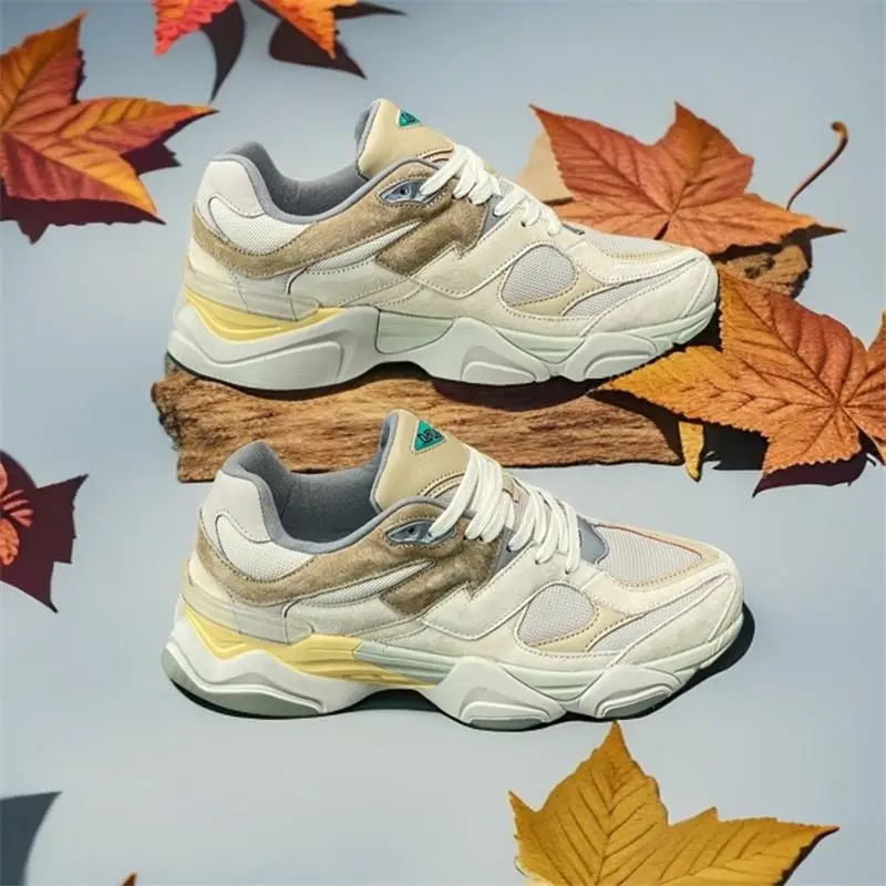 

New series of dad shoes, retro distressed , dark gray, height increasing, men's and women's running shoes