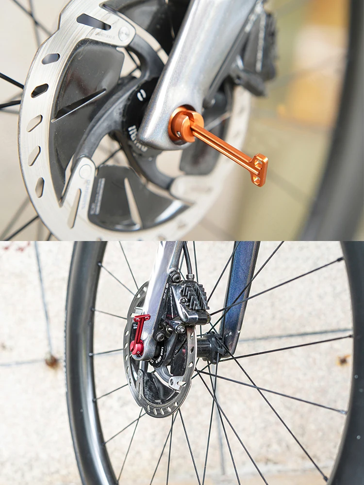 Fahrrad Universal Quick Release Barrel Welle Stangen 12MM Ultra Licht Titan Versteckte Wellen MTB Rennrad Für Disc Bremse hub Teil – Detail 14
