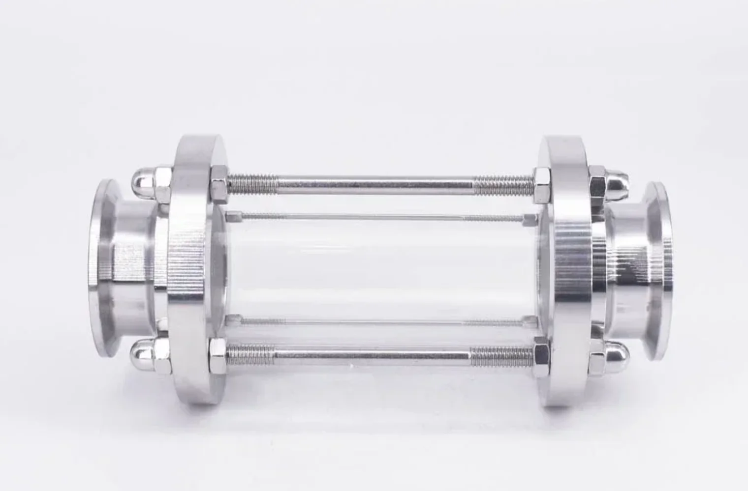 Pipeline sanitary flow sight glass SUS304 316 stainless steel 1.5 