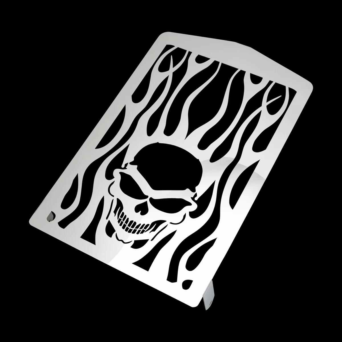 For Yamaha Royal Star Midnight Venture Tour Deluxe XVZ1300 XVZ 1300 Motorcycle Skull Flame Frame Grille Radiator Cover Guard