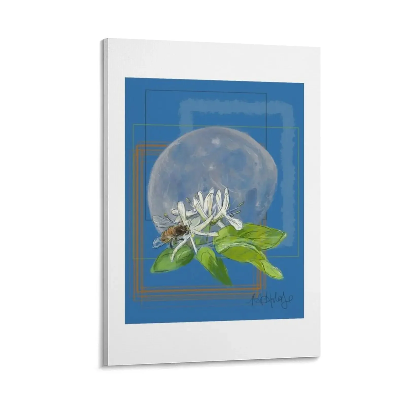 

Bee and the Moon Canvas Painting anime poster home decor interior anime decoration