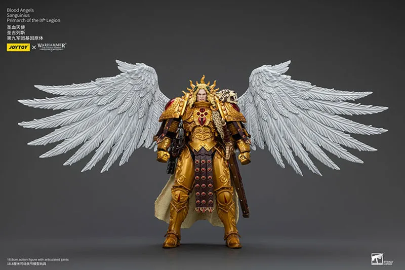 JOYTOY Warhammer 30K 1/18 Blood Angels Sanguinius Primarch of the IXth Legion Action Figure Model Toy for Collection