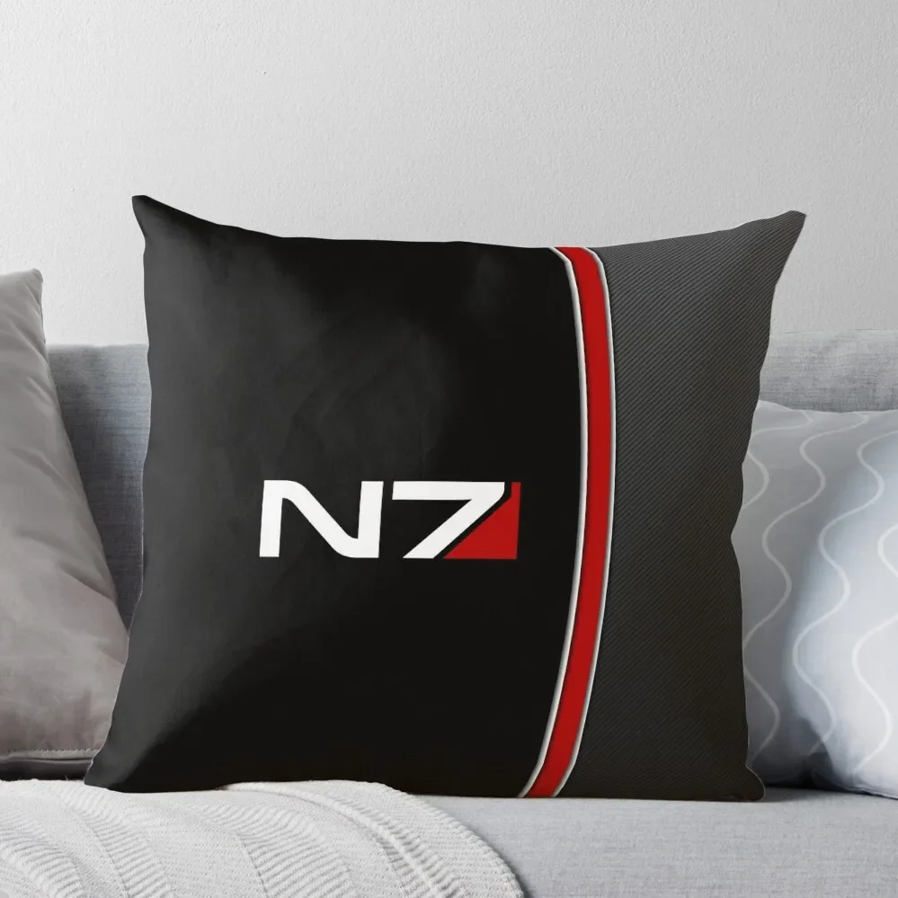 N7 Mass effect emblem! Throw Pillow Cushions For Children Cushions For Decorative Sofa Plaid Sofa