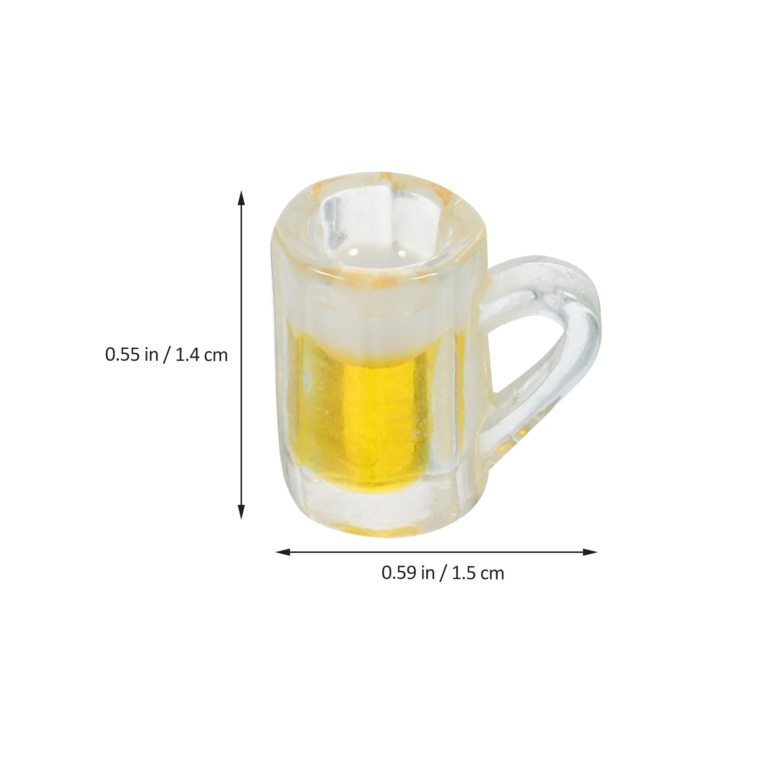 Beer Mug Miniature Food and Play Mugs Decorations House Supply Bottles