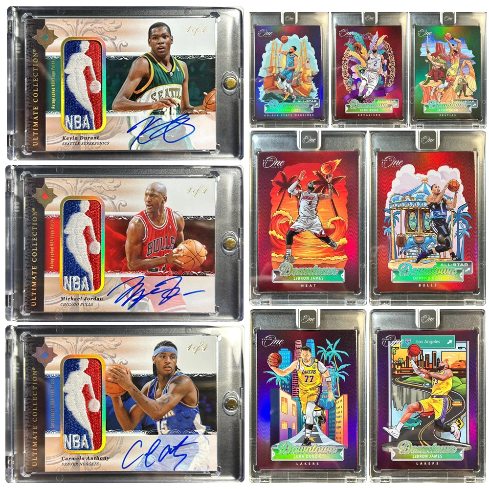 Basket DIY homemade James Curry Rose Irving Tatum Durant Jordan Anthony 2025 DOWNTOWN Laser collection card bricks birthday gift