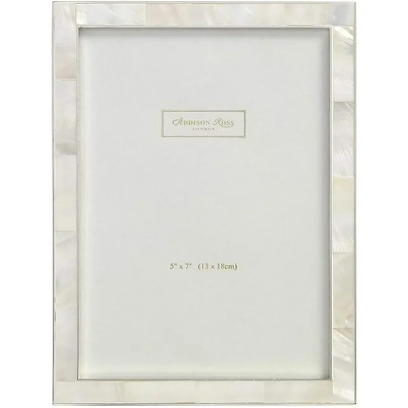 

Shell Photo Frame, 5x7, Mother of Pearl & Silver, 5 x 7 Inches