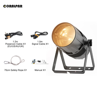 CORALPAR Waterproof 300W LED Par COB ZOOM Warm White / Cool-Warm White / RGBW Lighting Outdoor Stage Bar Wedding Church DJ Light