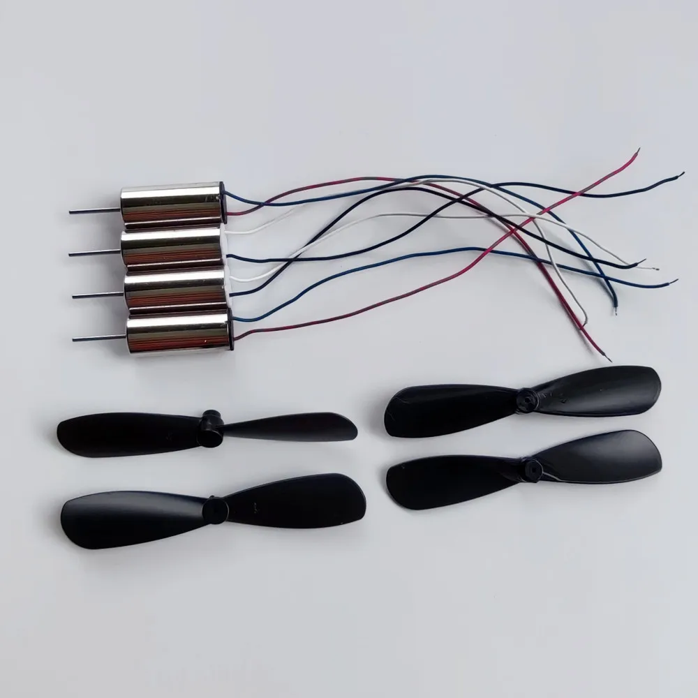 Mini 716 CW CCW 7*16.5 Diameter 7mm Length 16.5mm 0.8mm 3.7V Motor Coreless Props R/C Toys DIY Drone Quadcopter Rc Spare Parts