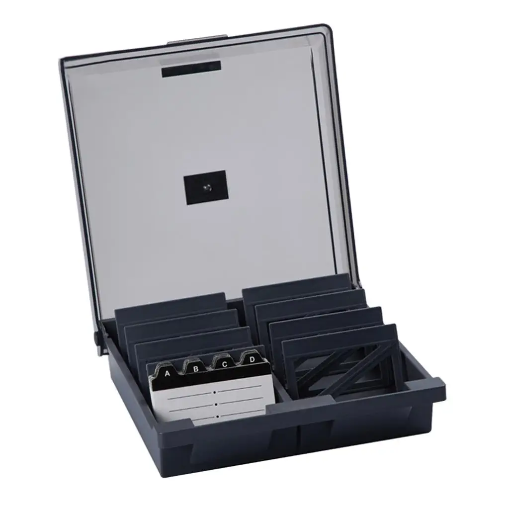 

Business Card Organizer Business Case Holder Card Storage Box Organizer Office Business Card Holder, Large Capacity 00 Cards