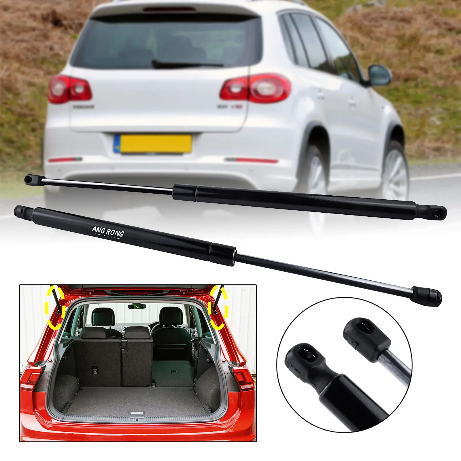 

2x For 2005-13 VW Golf Plus 5M1 Hatch Tailgate Boot Gas Spring Struts 5M0827550A
