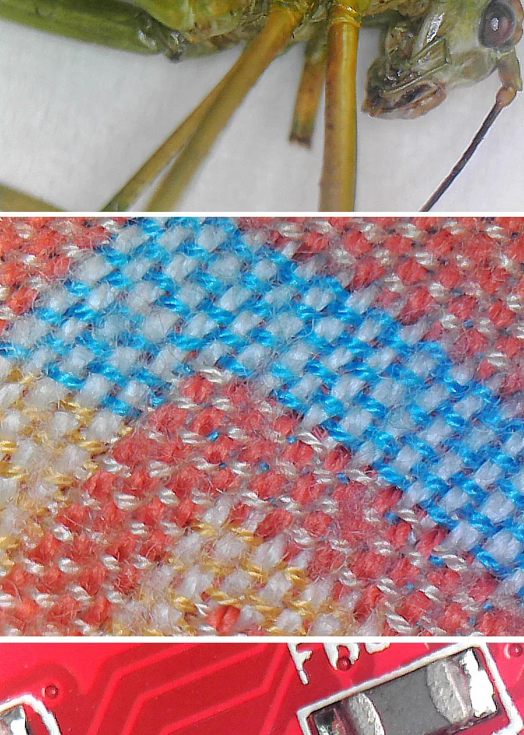 2MP 3 in 1 USB HD electron microscope HD digital electron microscope With bracket for mobile phone repair PCB welding enlarge