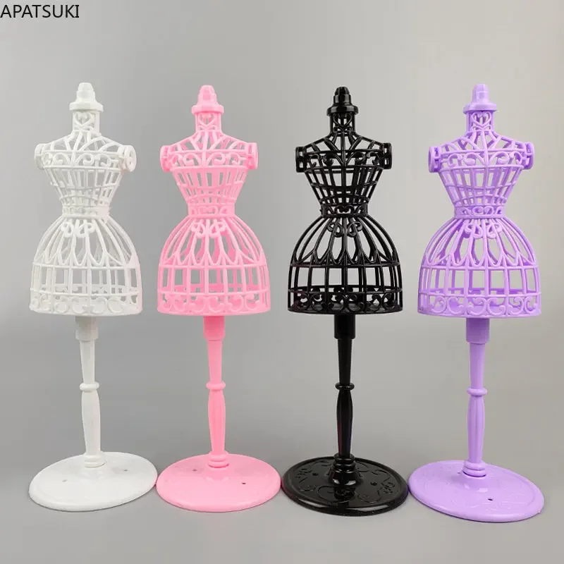 2 set/lote 1/6 accesorios para muñecas soporte de exhibición vestido ropa vestido maniquí modelo soporte para muñeca Barbie niñas juegan DIY juguetes para niños