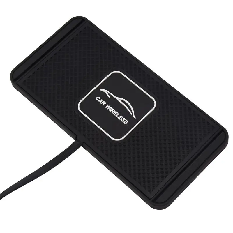 Clear 3X 5/7.5/10W C1 Car For Qi Wireless Pad Fast Charging Dock Station Non-Slip Mat