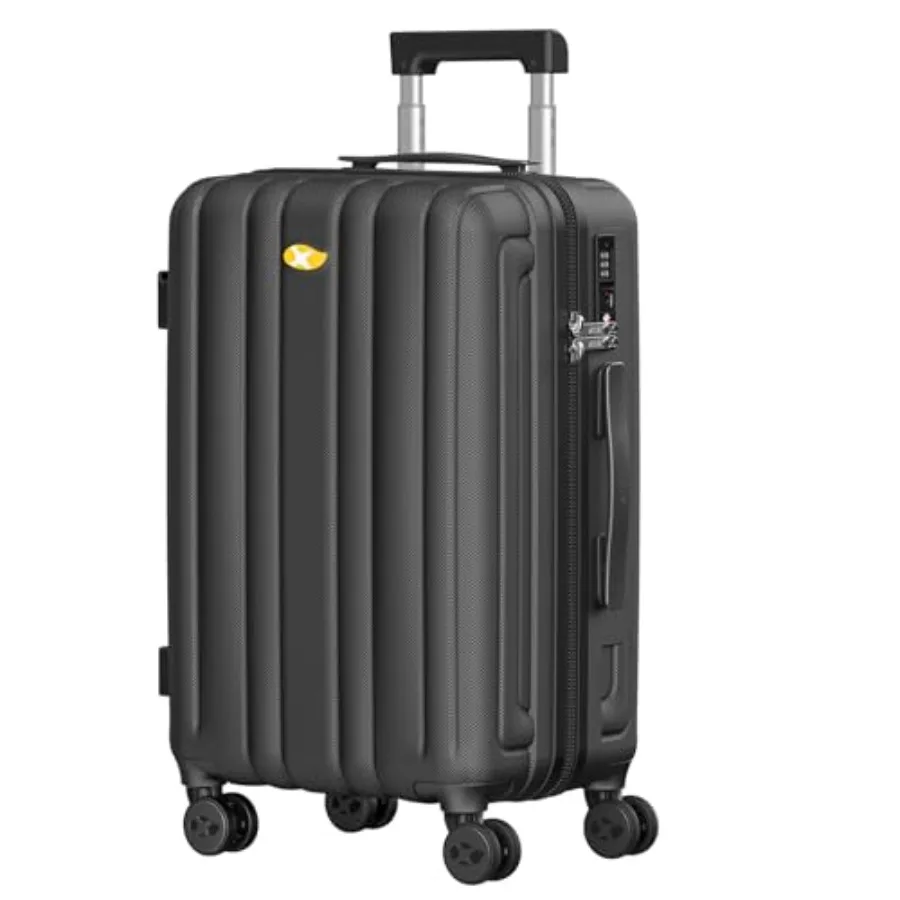 

Carry On Luggage 22x14x9 Airle Approved, Hardside Luggage with Spner Wheels and TSA Lock, ScratchResistant PC Lightweight Suitc