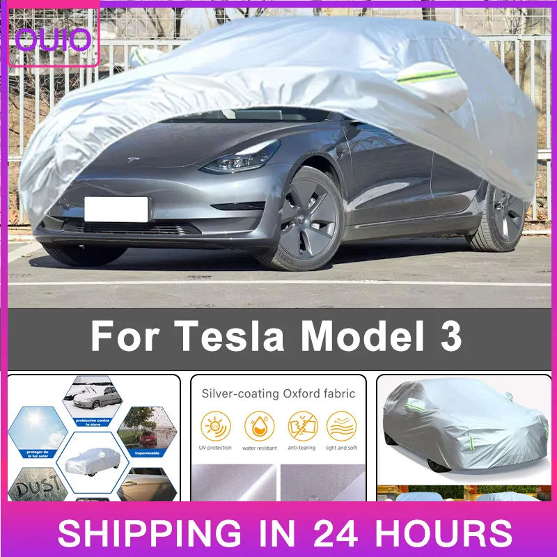 OUIO Protective Cover for Tesla Model 3 Trim Cover Protector Anti-Scratch Protection Accessories Exterior Accessories Outdoor