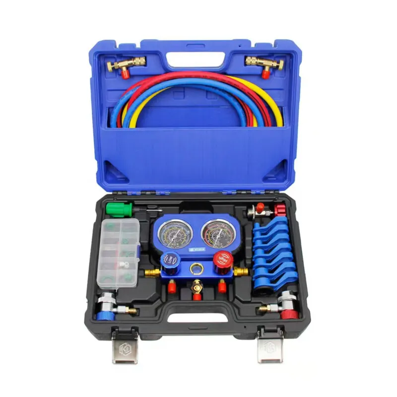 

6518 Refrigerant Meter Vacuum Pump for Air Conditioner and Car Fluorine Adding Tool with Refrigerant Filling Function