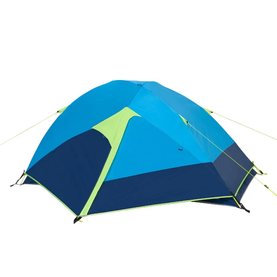 

2-Person Backpacking Tent Made with Recycled Polyester Fabric Blue