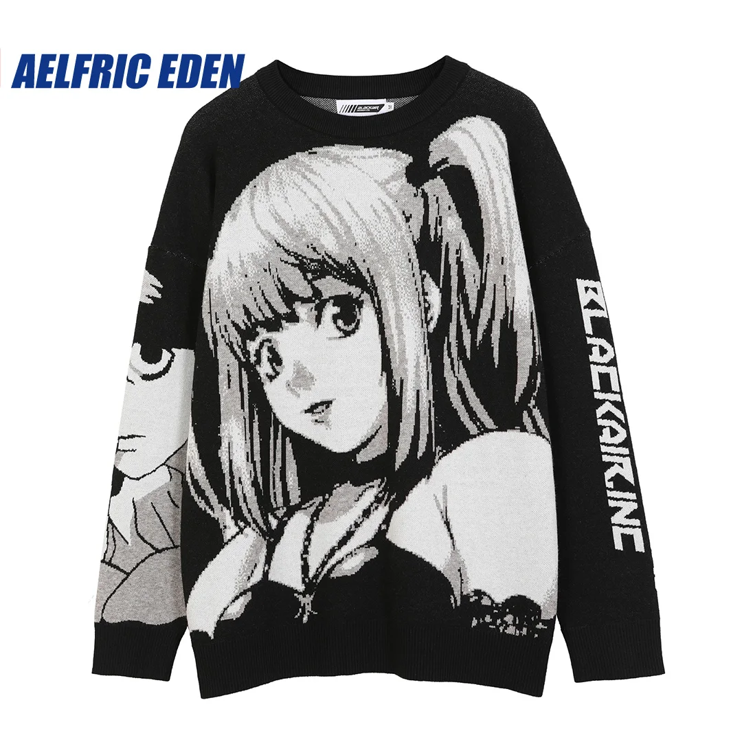 Anime Death Note Misa Cosplay Costumes Amane Imitation Sexy Tops Y2K Sweater Oversized Uniform Outfit Anime Loose Sweater Suits