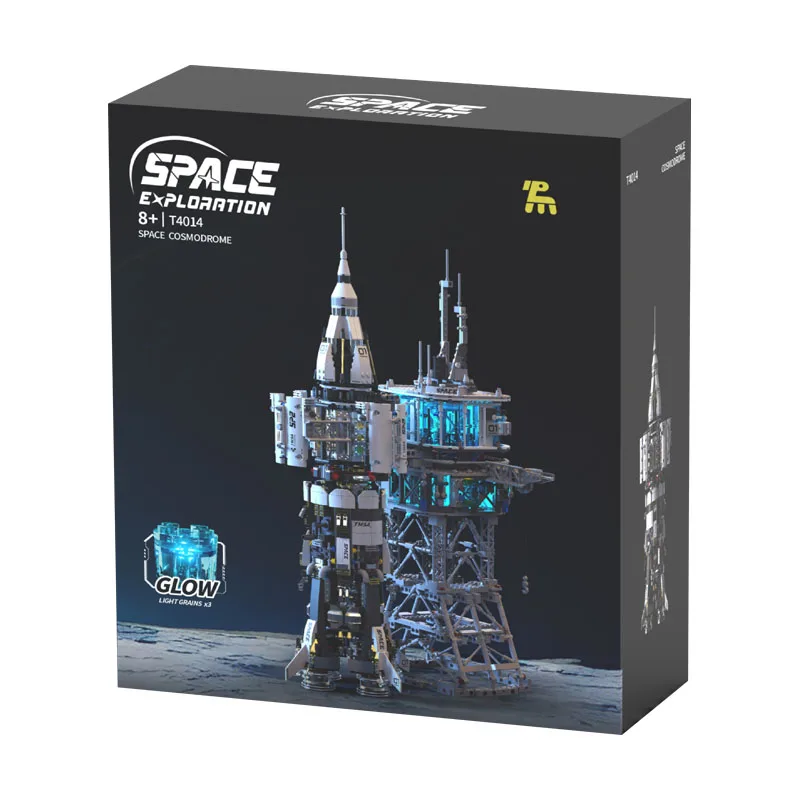 متوفر T4014 MOC قاعدة الفضاء التقنية اللبنات نموذج صاروخ الطوب تجميع لتقوم بها بنفسك لعب للبنين هدية الكريسماس مجموعة #1