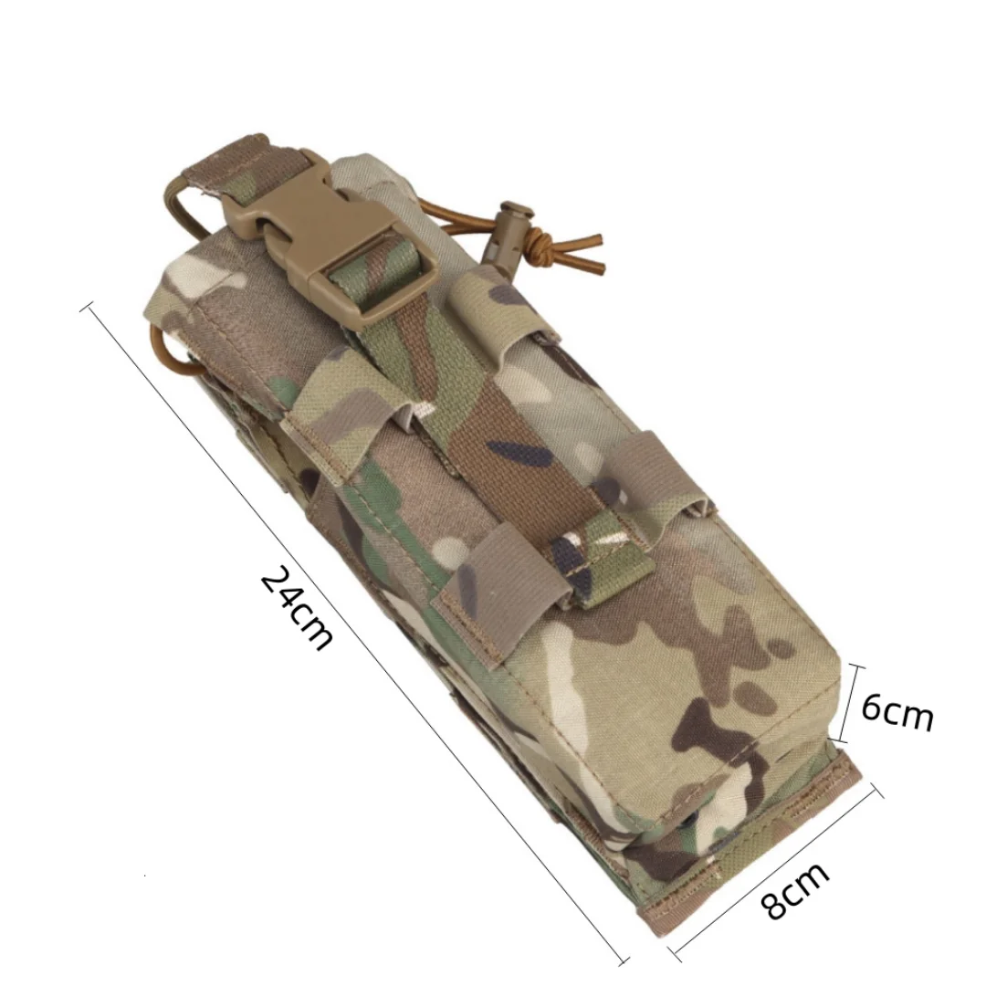 PRC 152 Drop-down Radio Pouch MOLLE System Quick Release Radio Holder Equipment Hunting Airsoft Accessories